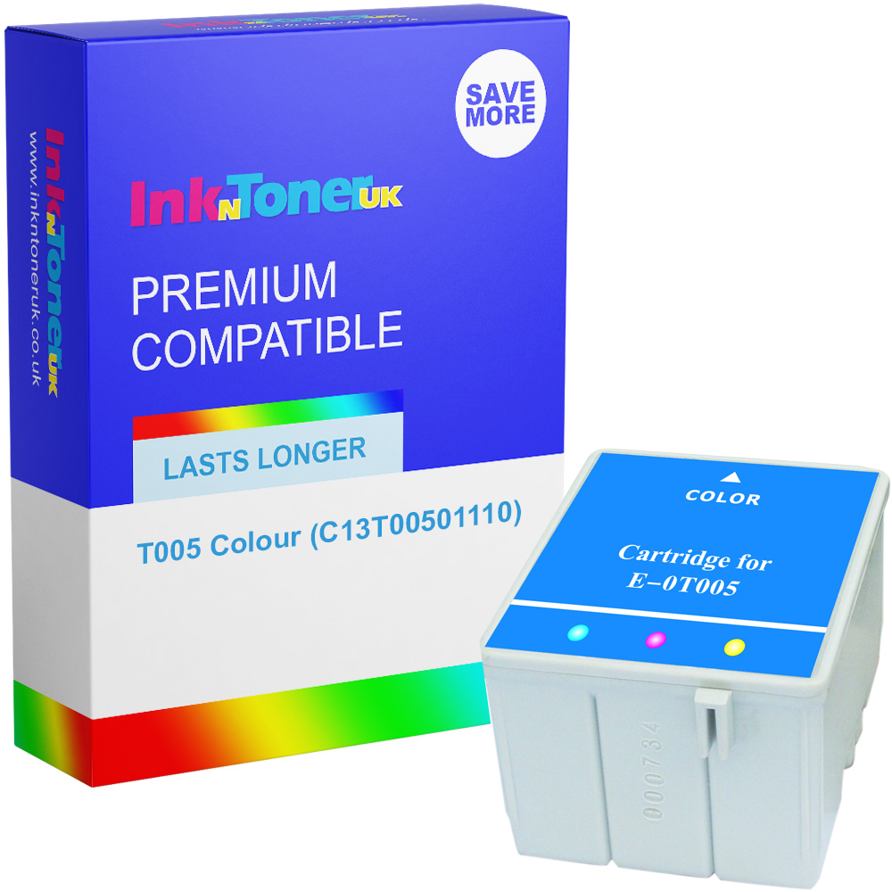 Premium Compatible Epson T005 Colour Ink Cartridge (C13T00501110)