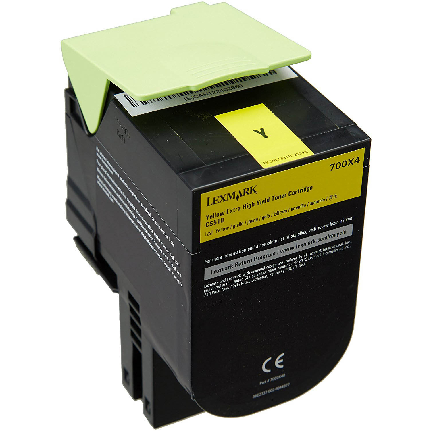 Original Lexmark 700X4 Yellow Extra High Capacity Toner Cartridge (70C0X40)
