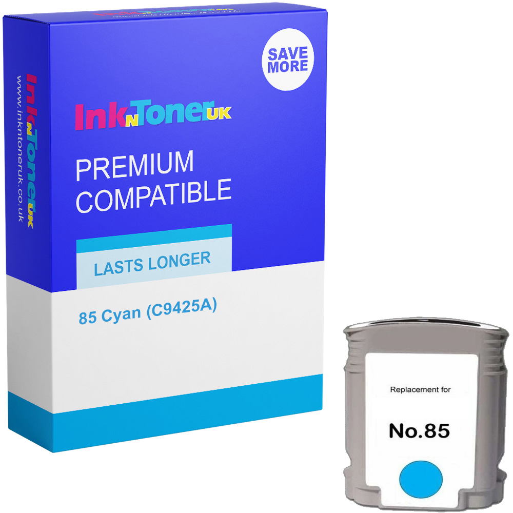 Premium Compatible HP 85 Cyan Ink Cartridge (C9425A)