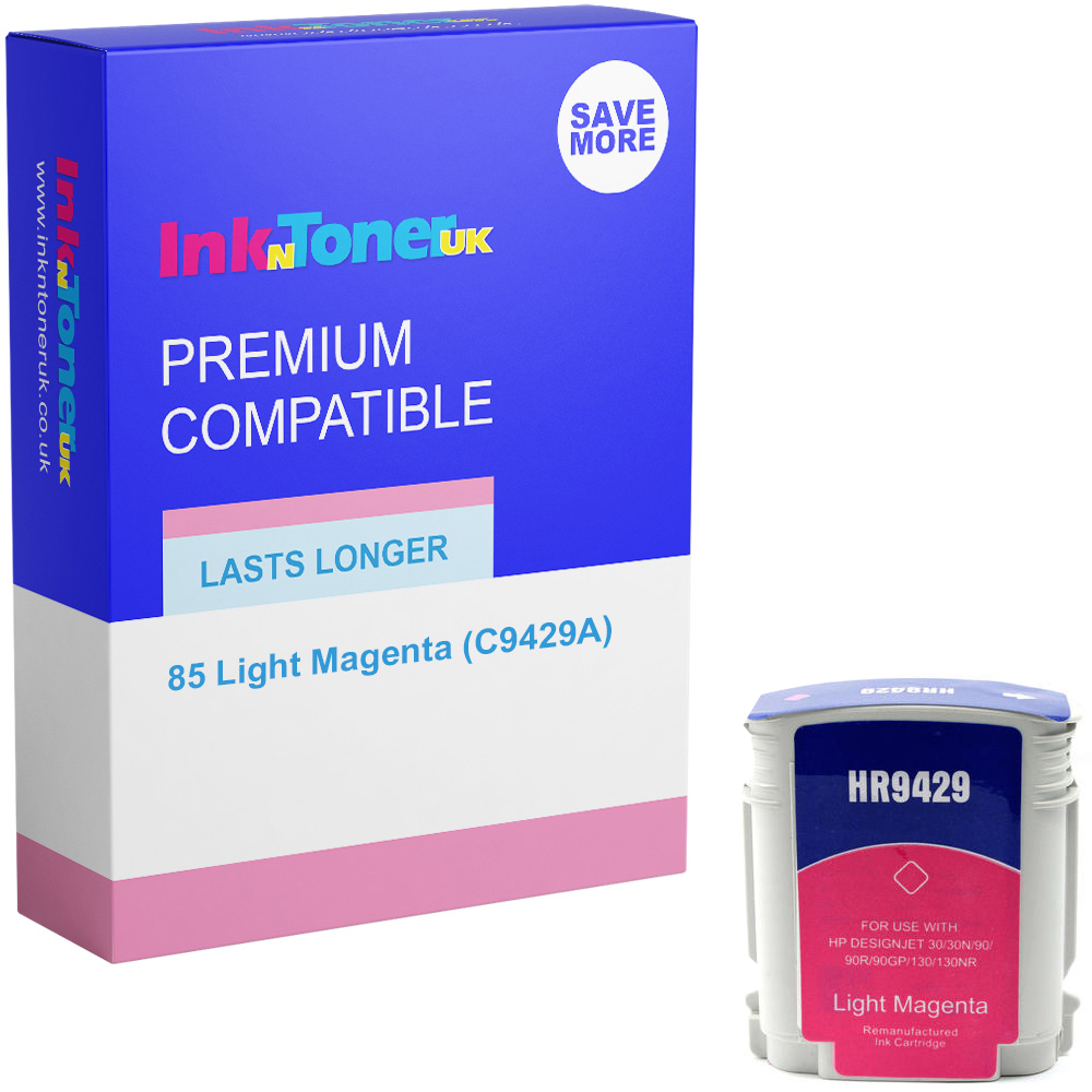 Premium Compatible HP 85 Light Magenta Ink Cartridge (C9429A)