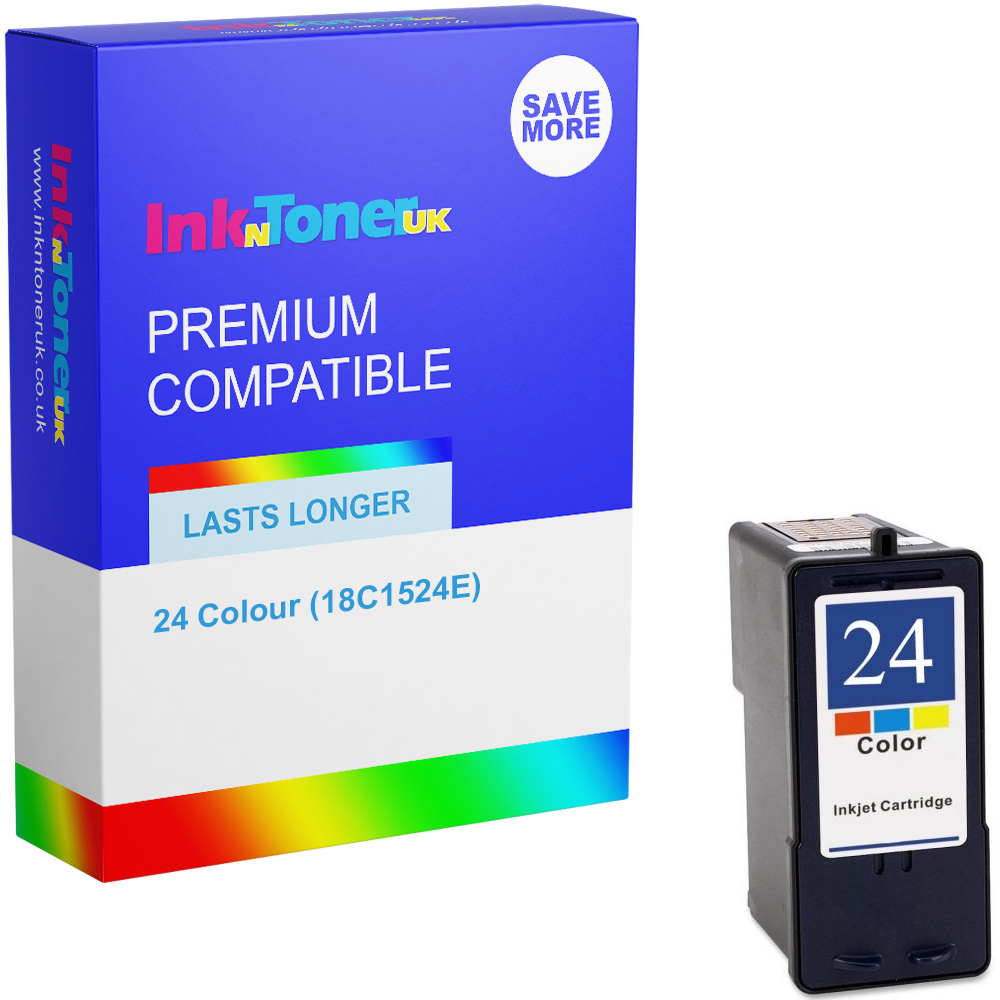 Premium Remanufactured Lexmark 24 Colour Ink Cartridge (18C1524E)