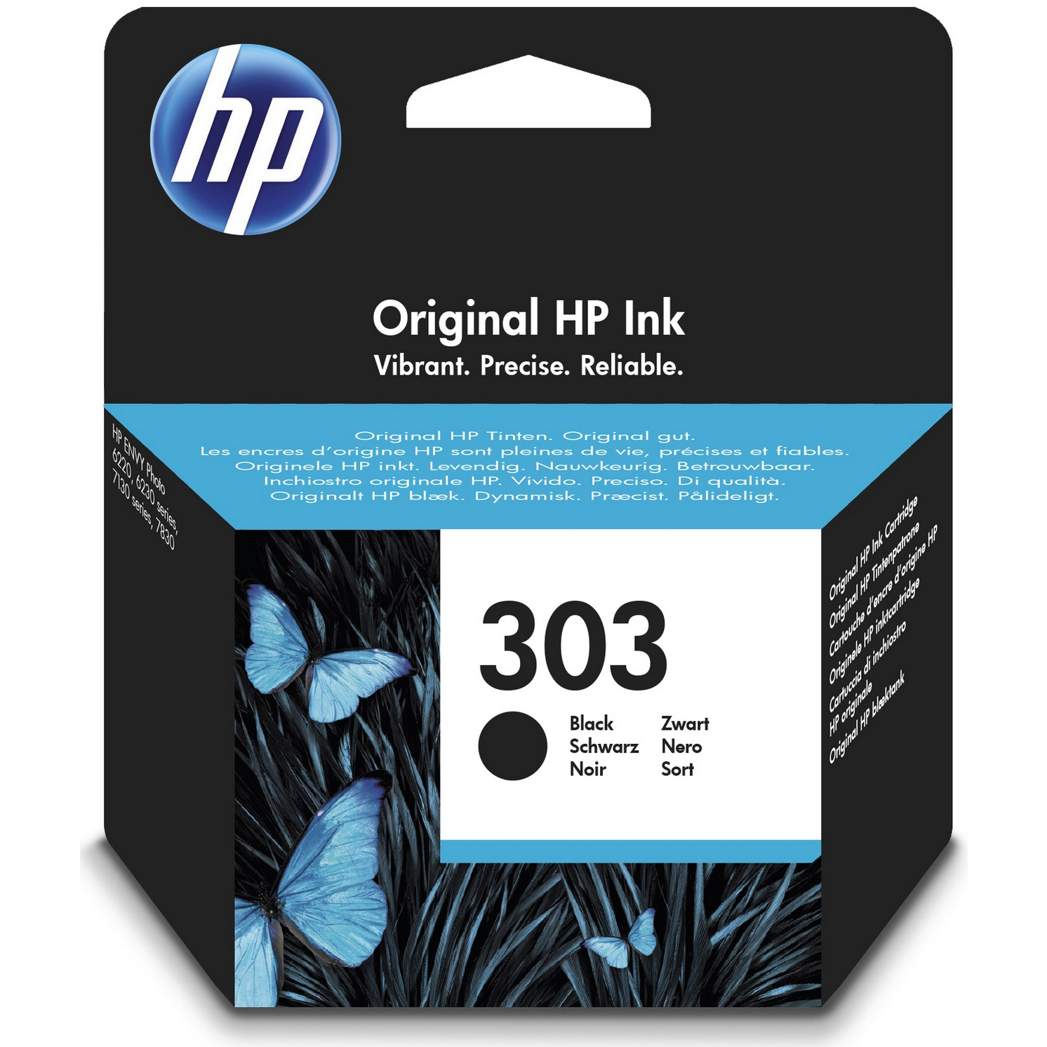 Original HP 303 Black Ink Cartridge (T6N02AE)
