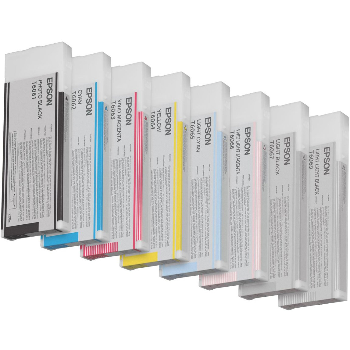 Original Epson T606 Multipack Set Of 8 High Capacity Ink Cartridges (T6061/2/3/4/5/6/7/9)