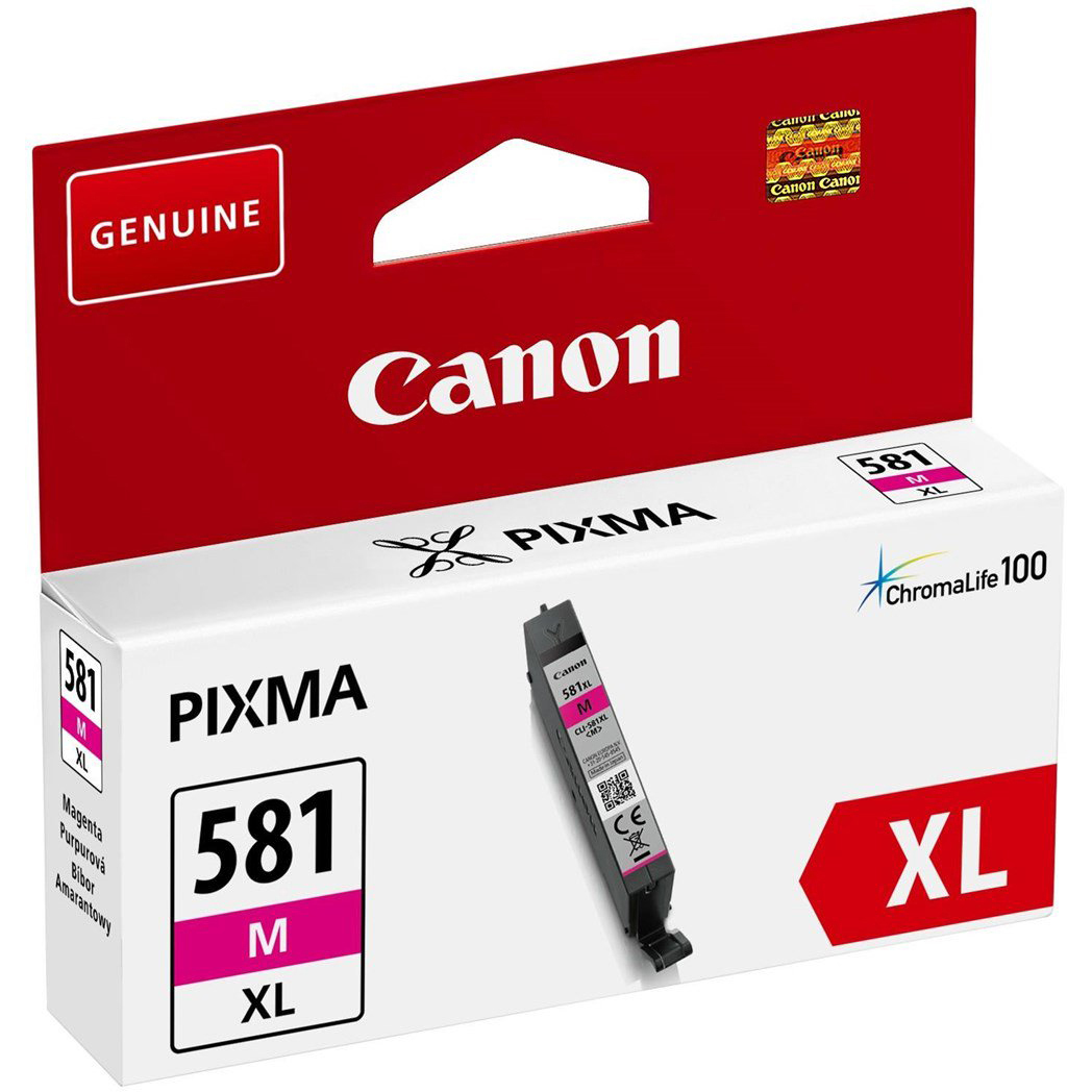 Original Canon CLI-581MXL Magenta High Capacity Ink Cartridge (2050C001)