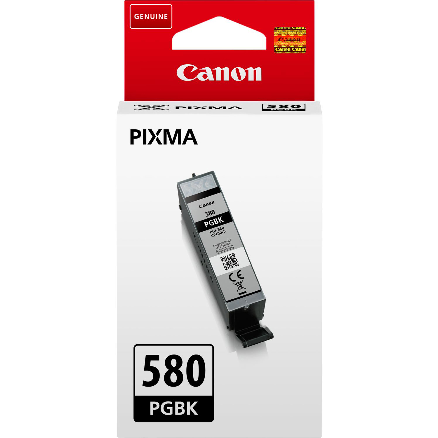 Original Canon PGI-580PGBK Pigment Black Ink Cartridge (2078C001)