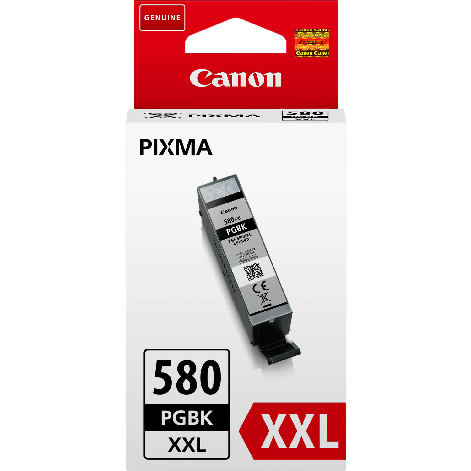 Original Canon PGI-580PGBKXXL Pigment Black Extra High Capacity Ink Cartridge (1970C001)