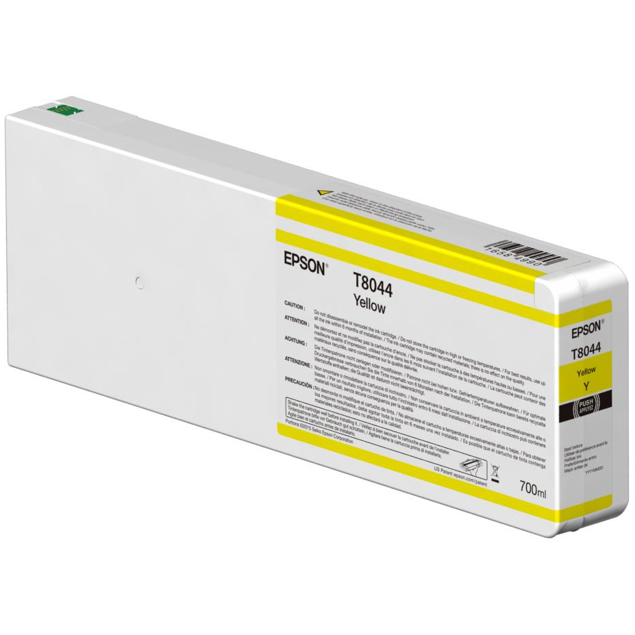 Original Epson T8044 Yellow High Capacity Ink Cartridge (C13T804400 / C13T55K400)