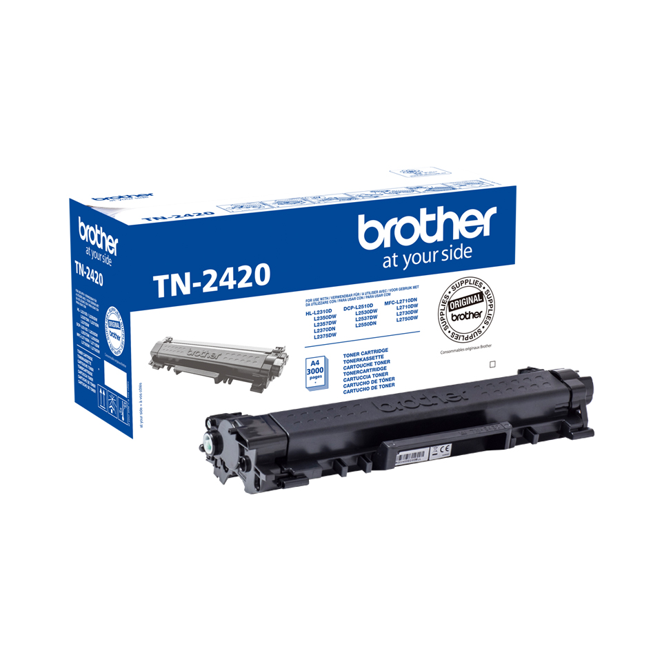 Original Brother TN-2420 Black High Capacity Toner Cartridge (TN2420)
