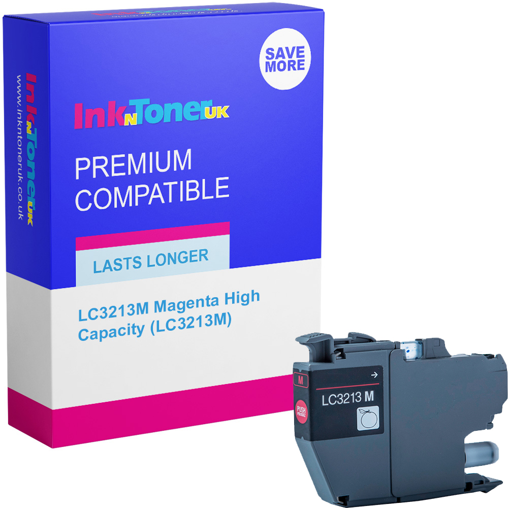 Premium Compatible Brother LC3213M Magenta High Capacity Ink Cartridge (LC3213M)