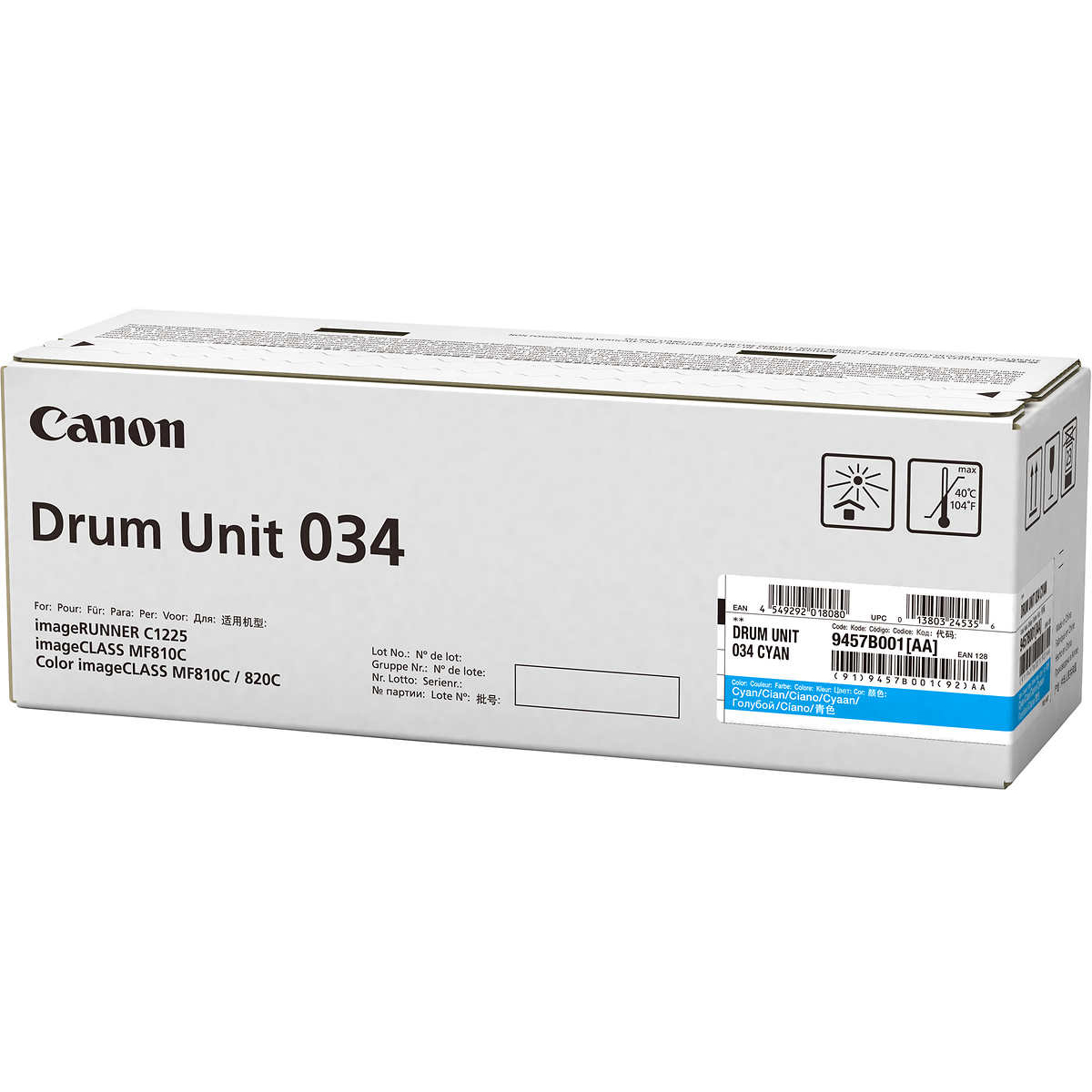 Original Canon 034 Cyan Drum Unit (9457B001)