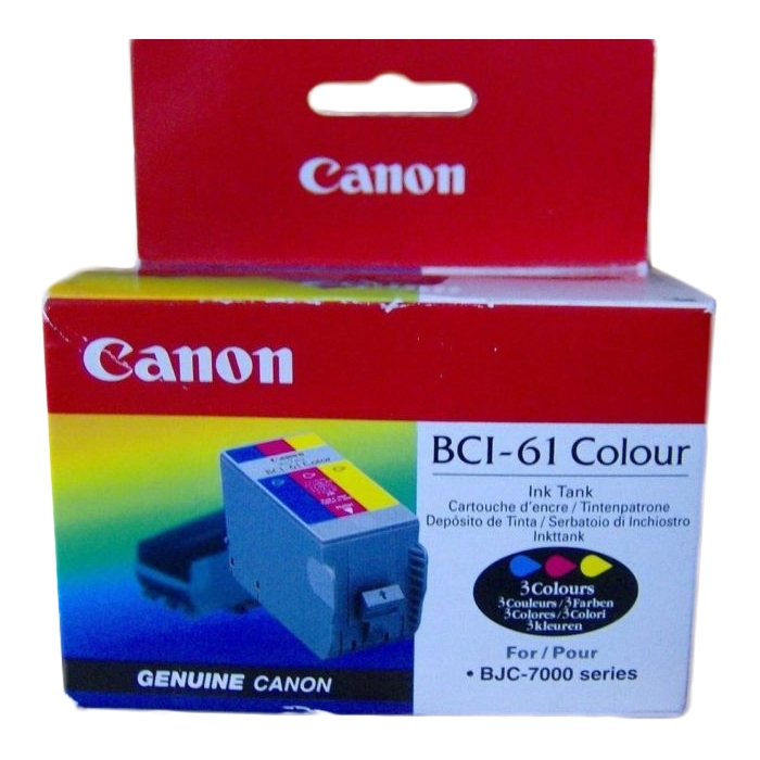 Original Canon BCI-61 Colour Ink Cartridge (0968A008)