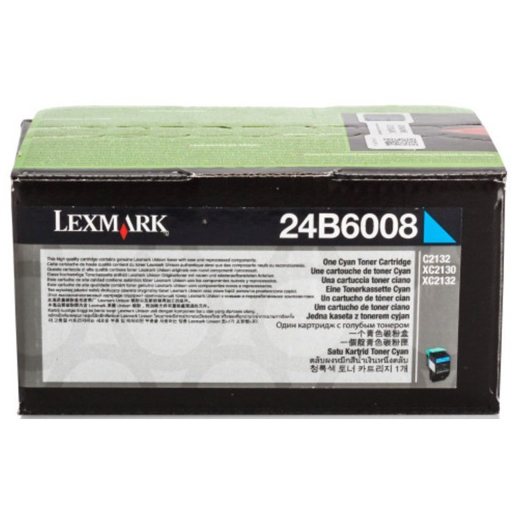 Original Lexmark 24B6008 Cyan Toner Cartridge (24B6008)