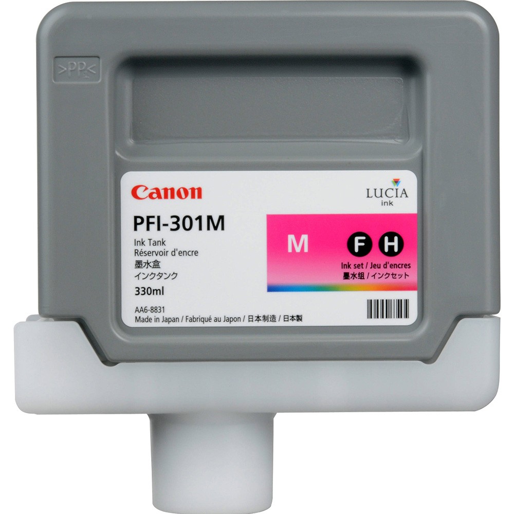 Original Canon PFI-301M Magenta Ink Cartridge (1488B001AA)