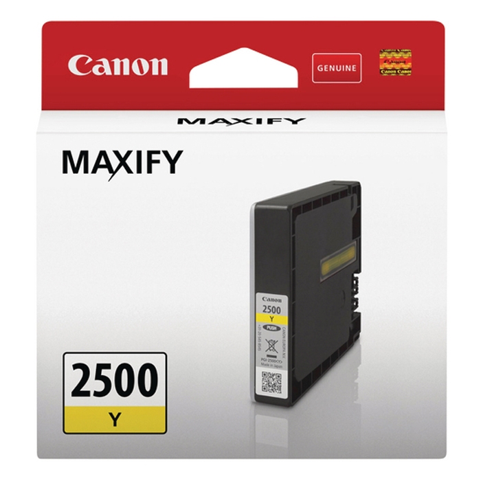 Original Canon PGI-2500Y Yellow Ink Cartridge (9303B001)