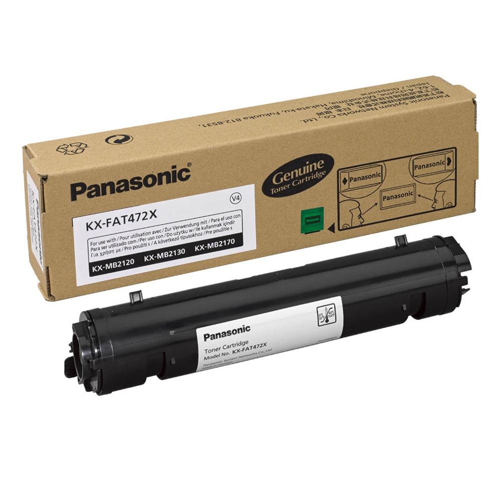 Original Panasonic KXFAT472X Black Toner Cartridge (KX-FAT472X)
