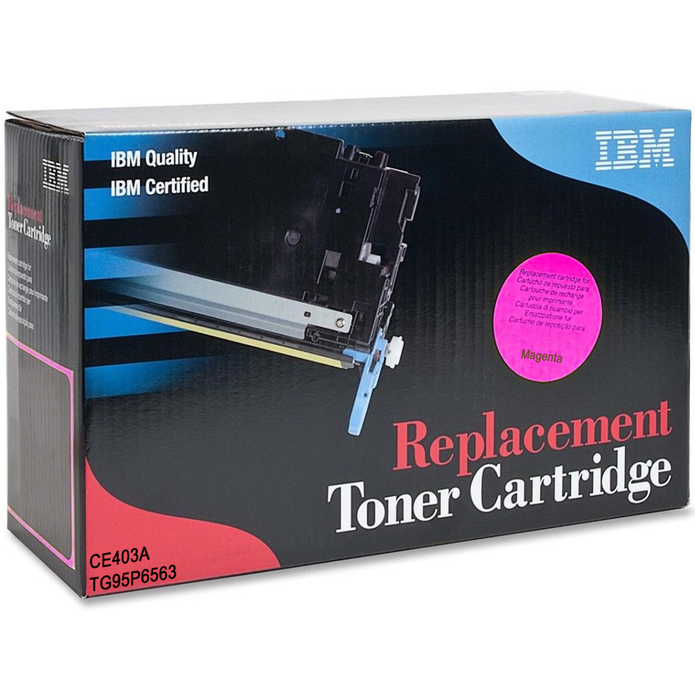IBM Ultimate HP 507A Magenta Toner Cartridge (CE403A) (IBM TG95P6563)