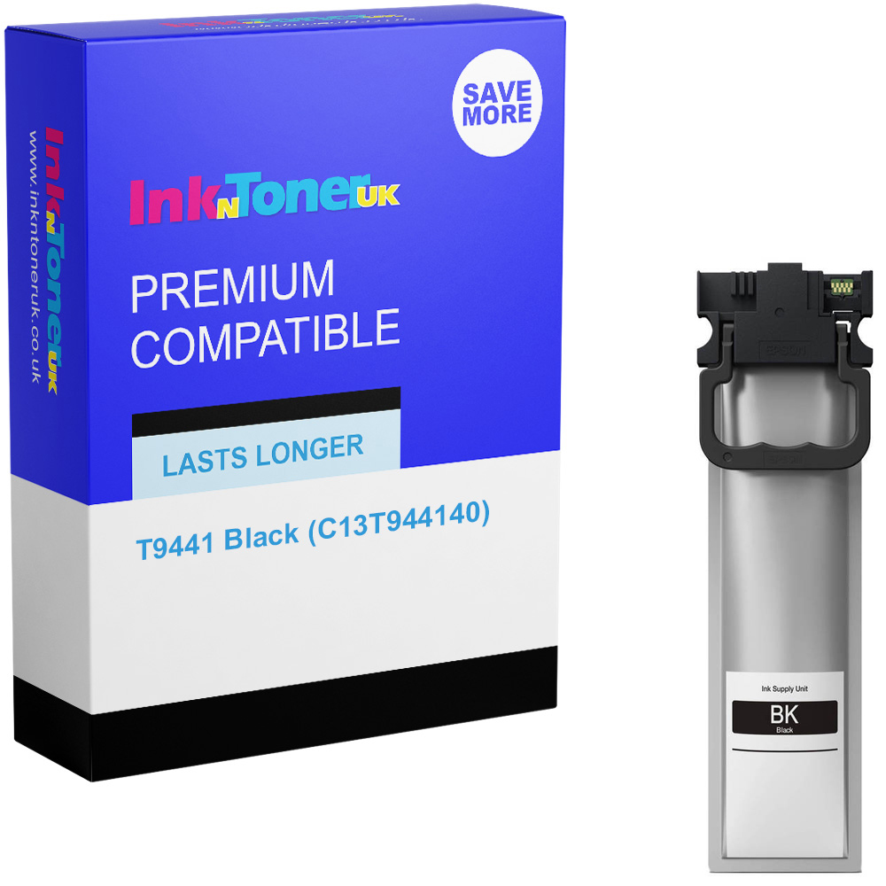 Premium Compatible Epson T9441 Black Ink Cartridge (C13T944140)