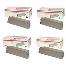 Original OKI 44059256 / 440592 CMYK Multipack Toner Cartridges (44059256 /44059255 /44059254 /44059253)