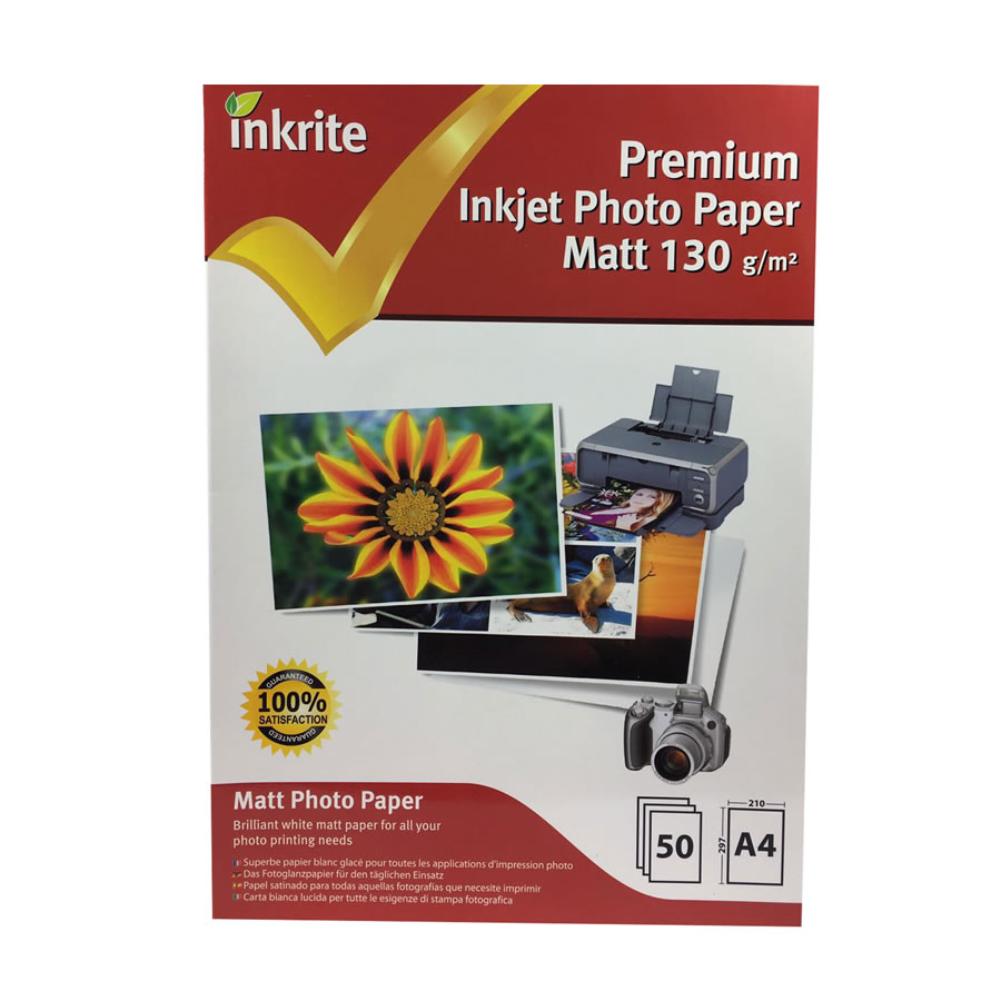 Original Inkrite PhotoPlus Professional Paper Matt 130gsm A4 - 50 sheets