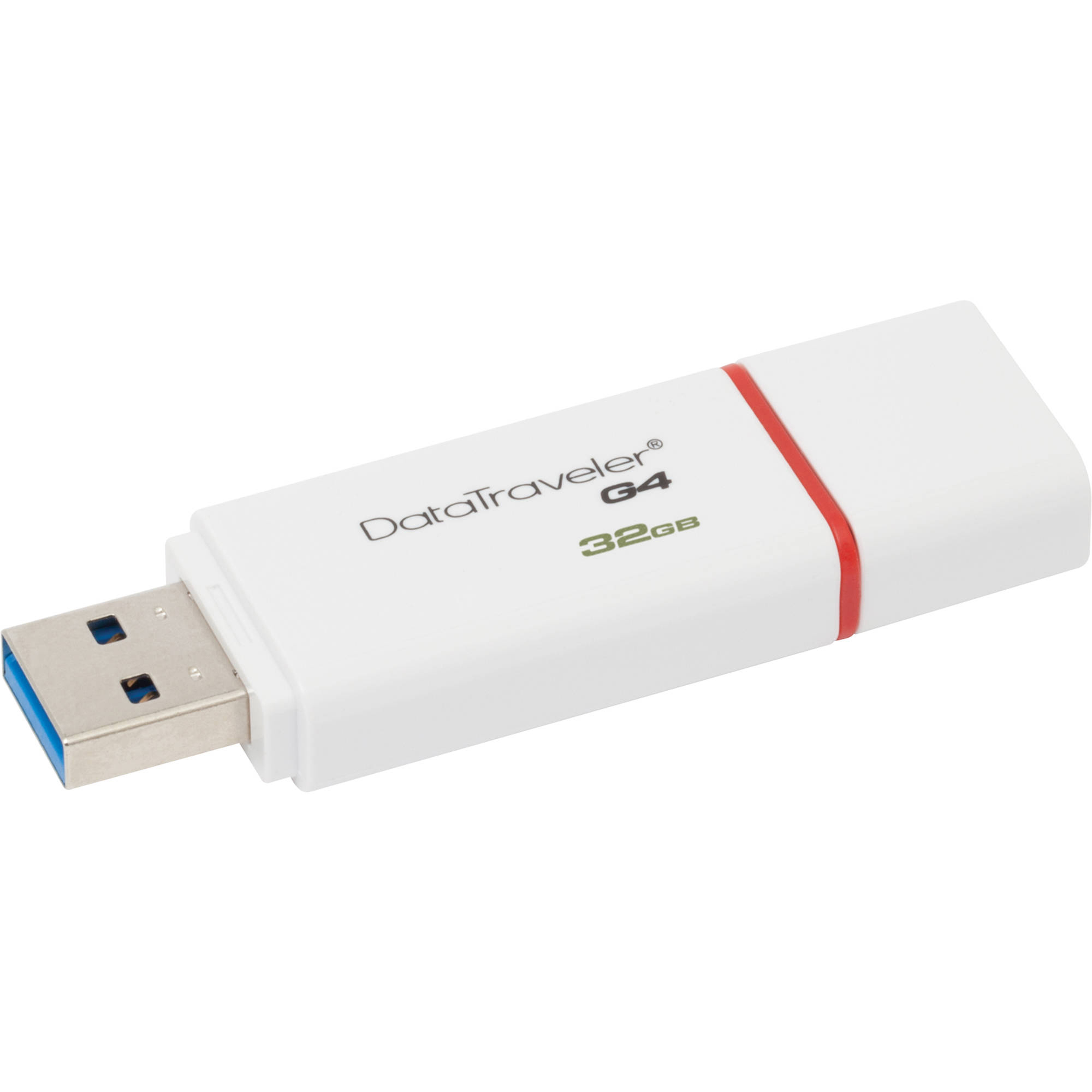 Original Kingston Data Traveler G4 32GB Red/White USB 3.0 Flash Drive (DTIG4/32GB)
