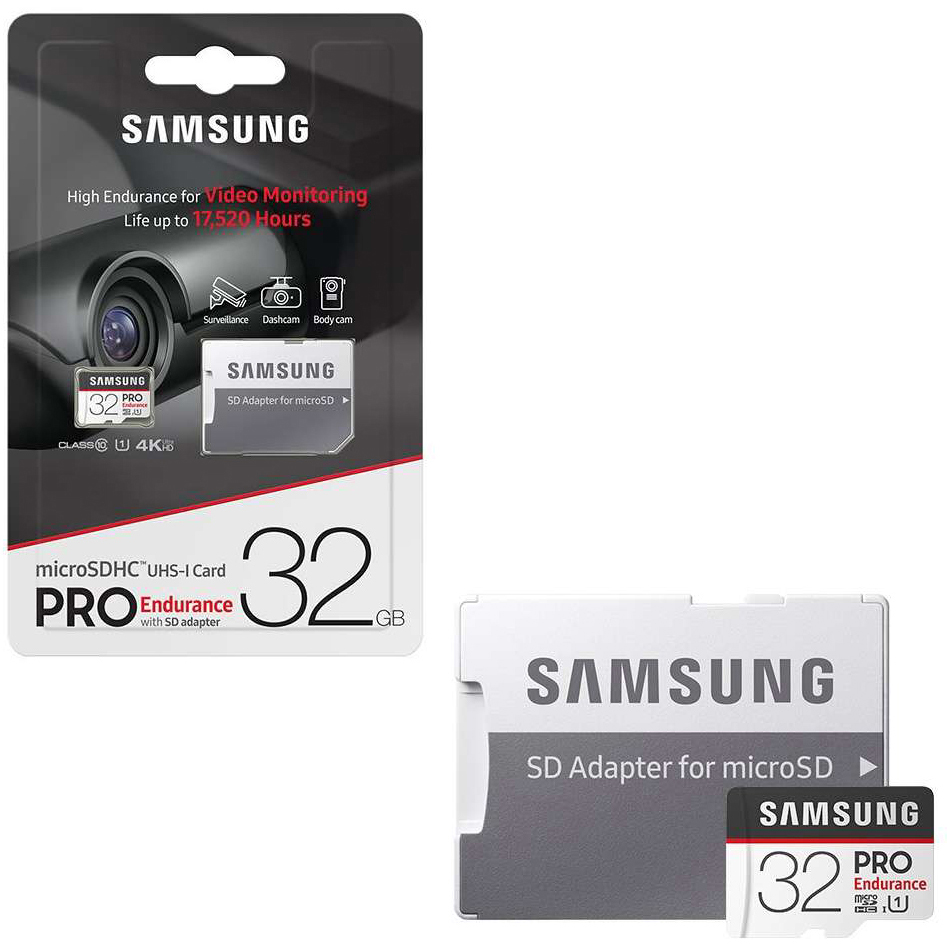 Original Samsung Pro Endurance 32GB MicroSDHC Memory Card (MB-MJ32GA/EU)