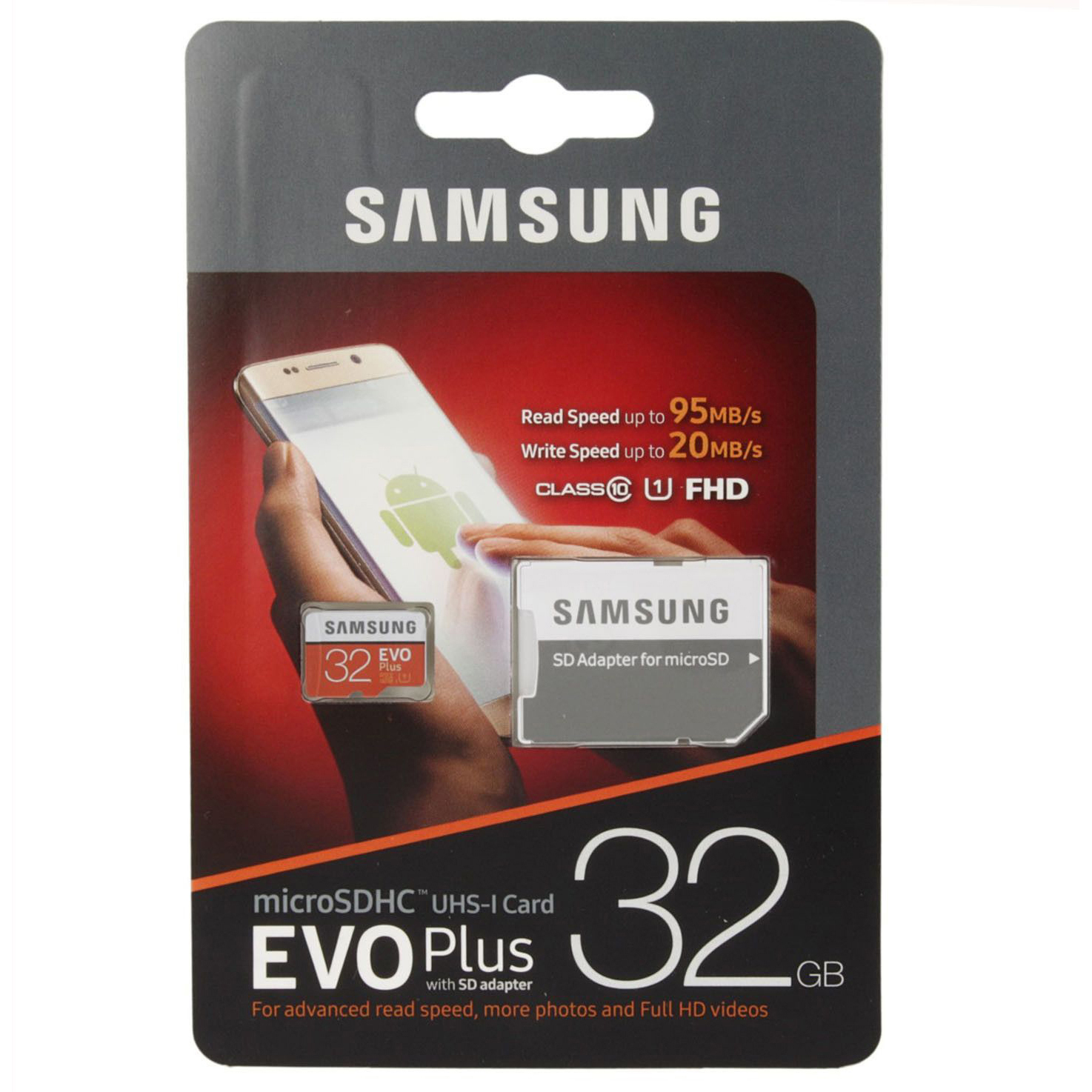 Original Samsung Evo Plus Class 10 32GB MicroSD Memory Card (MB-MC32GA/EU)