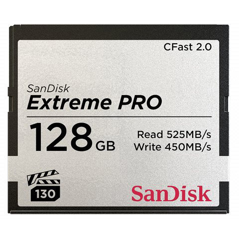 Original SanDisk Extreme Pro CFast 2.0 128GB Memory Card (SDCFSP-128G-G46D)