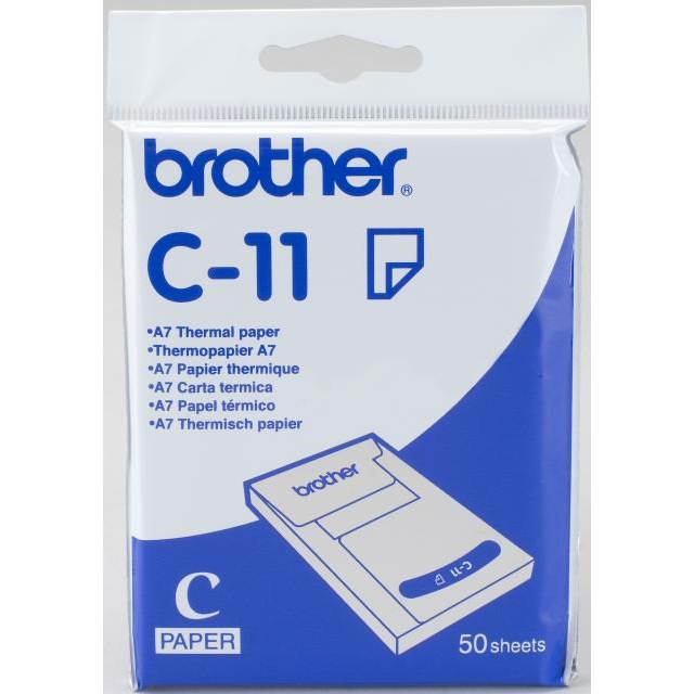 Original Brother CNS0615 A7 Thermal Paper - 50 Sheets (C11)