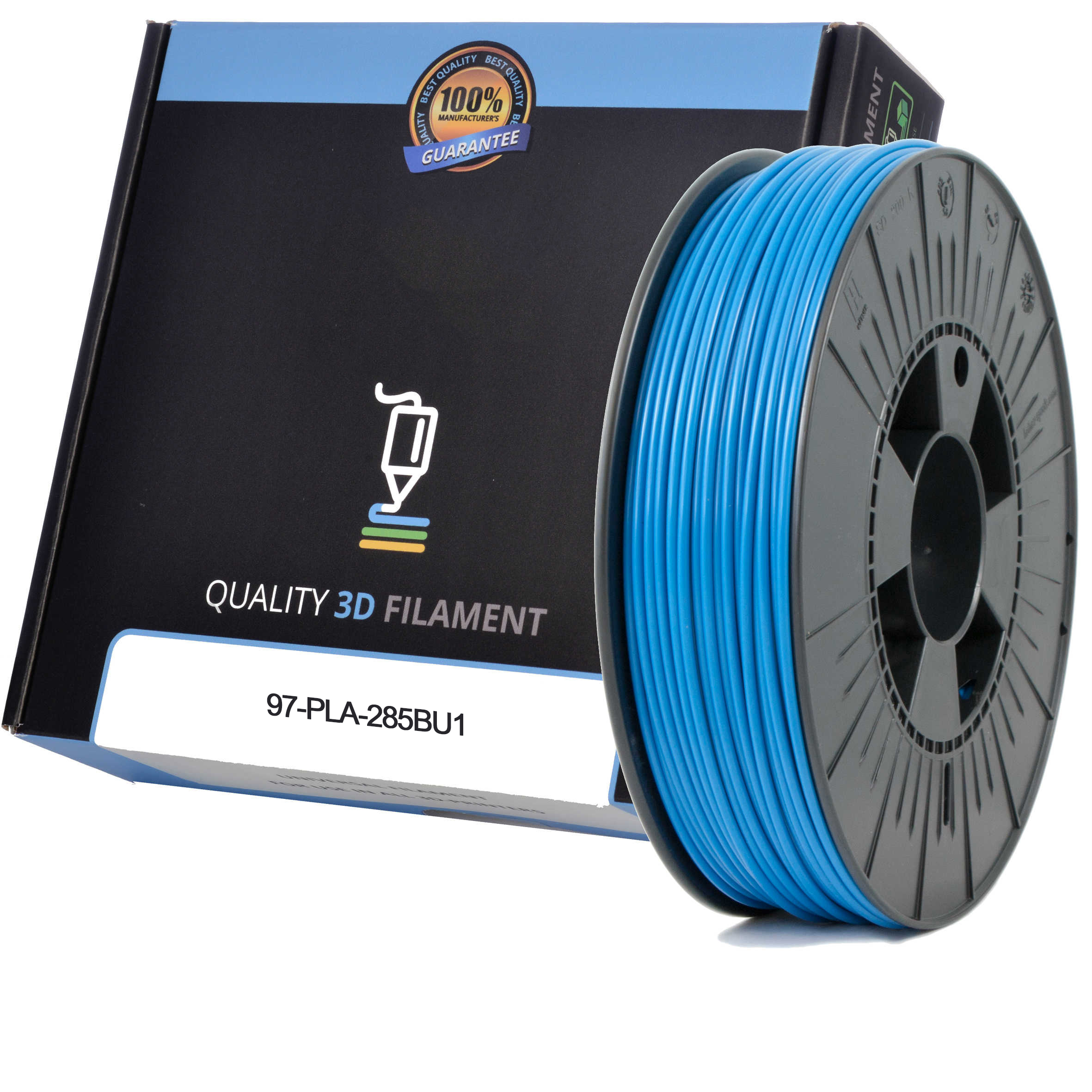 Premium Compatible PLA 2.85mm Sky Blue 1kg 3D Filament (97-PLA-285BU1)