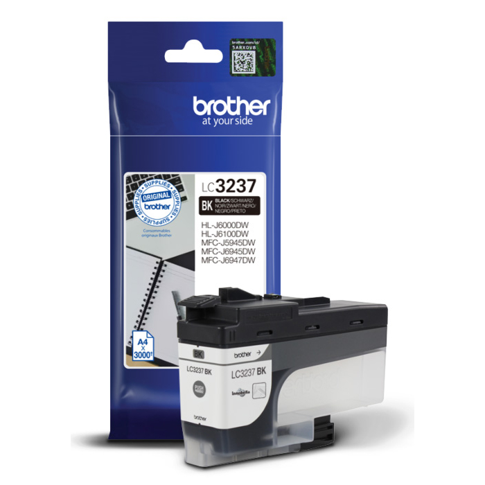 Original Brother LC-3237BK Black Ink Cartridge (LC3237BK)
