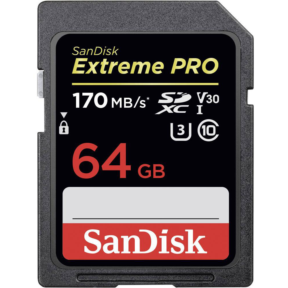 Original SanDisk Extreme Pro Class 10 64GB SDXC Memory Card (SDSDXXY064GGN4IN)