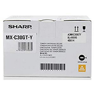 Original Sharp MX-C30GTY Yellow Toner Cartridge (MXC30GTY)