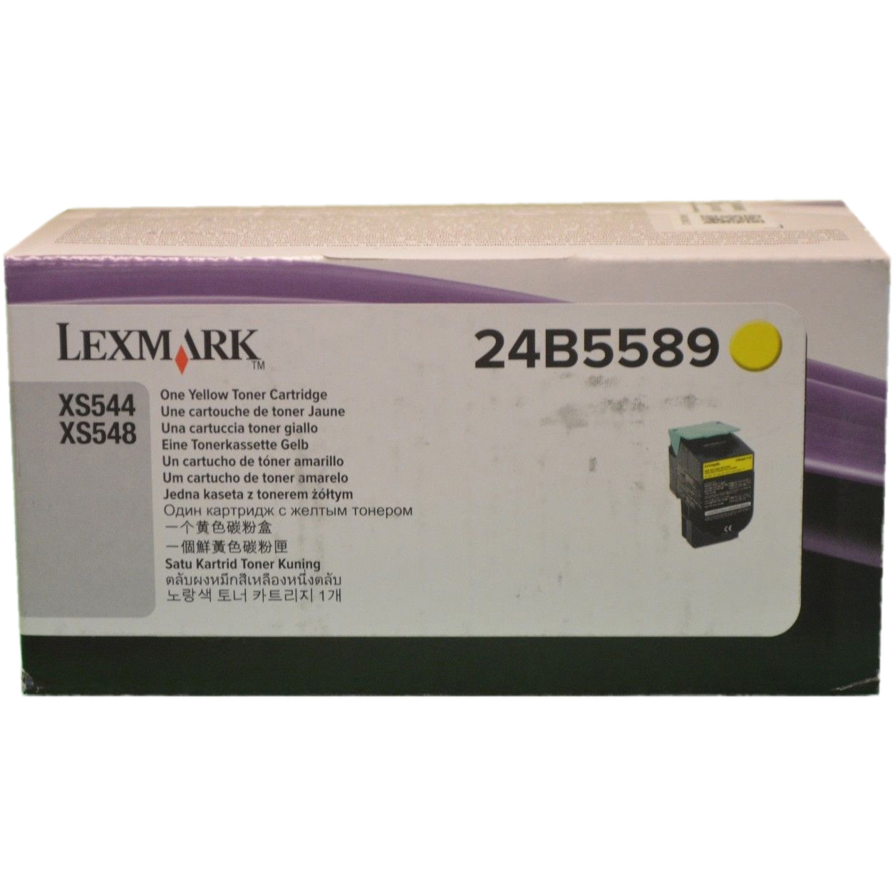 Original Lexmark 24B5589 Yellow Toner Cartridge (24B5589)