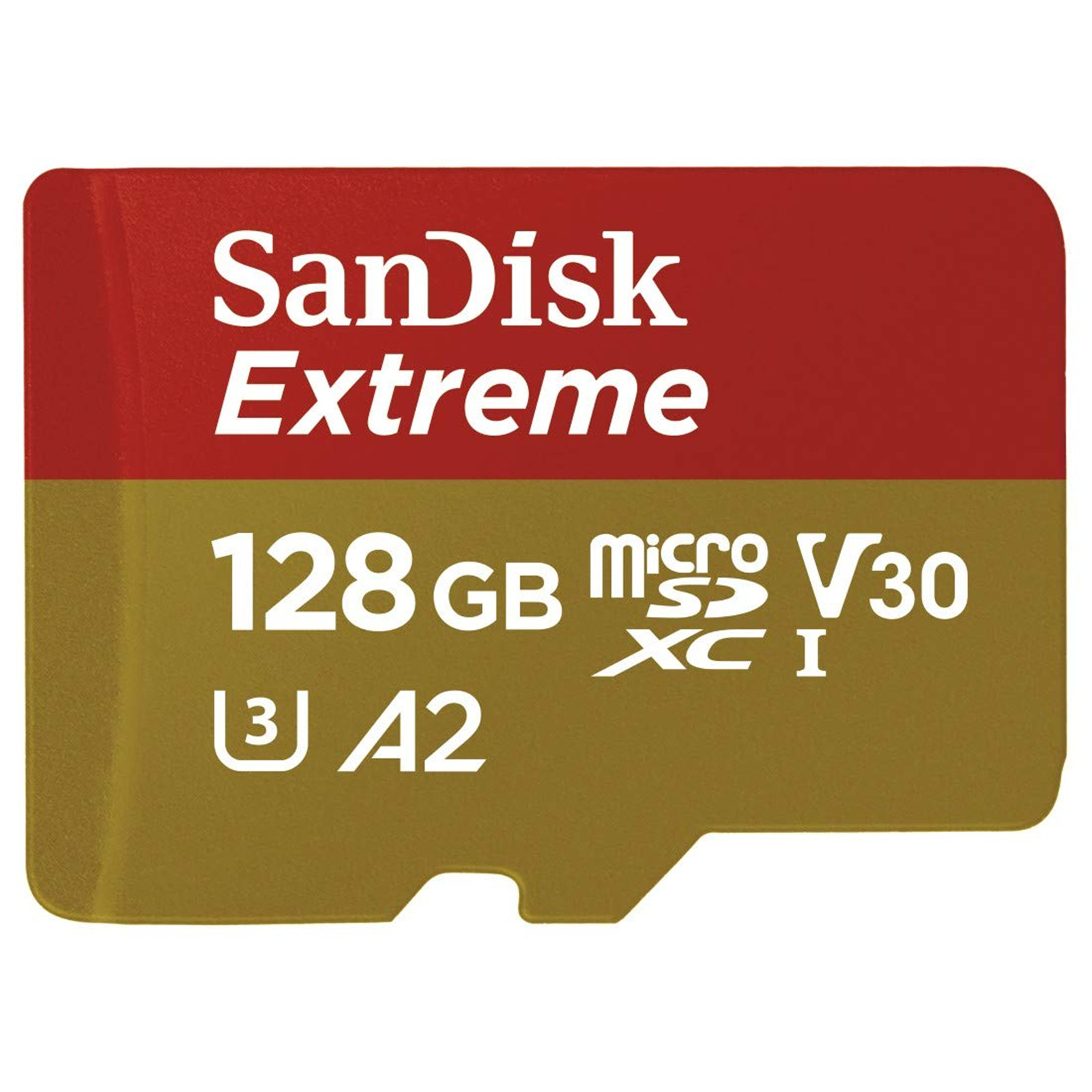 Original SanDisk Extreme 128GB MicroSDXC Memory Card (SDSQXA1-128G-GN6AA)