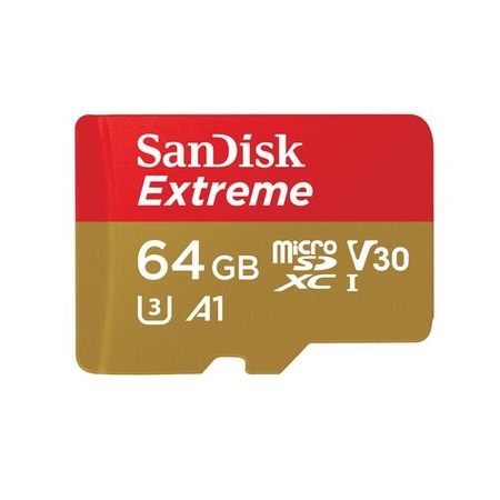 Original SanDisk Extreme 64GB MicroSDXC Memory Card (SDSQXA2-064G-GN6AA)