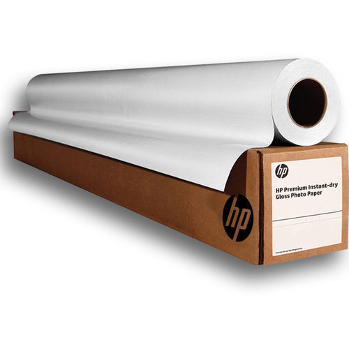 Original HP 260gsm 24in x 75ft Professional Instant-Dry Gloss Photo Paper Roll (Q7991A)
