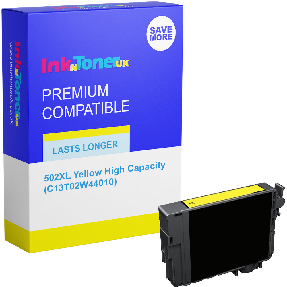 Premium Compatible Epson 502XL Yellow High Capacity Ink Cartridge (C13T02W44010) T02W4 Binoculars