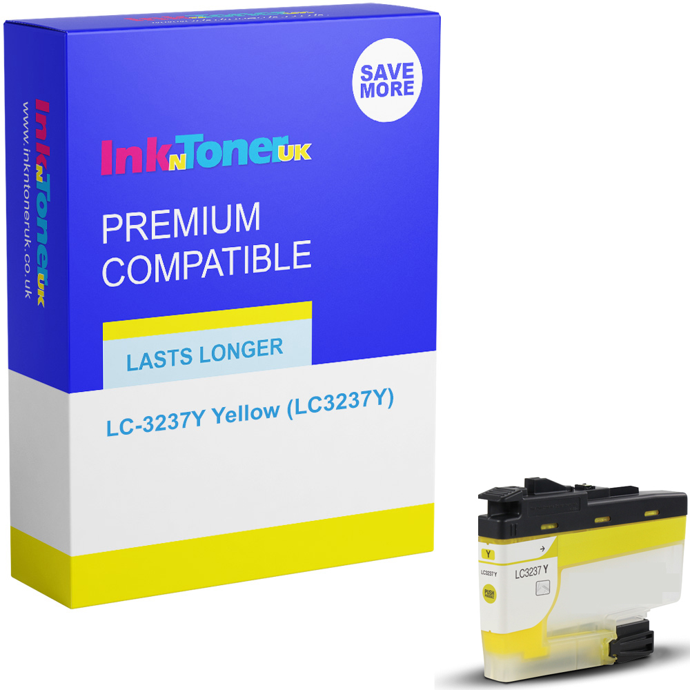 Premium Compatible Brother LC-3237Y Yellow Ink Cartridge (LC3237Y)