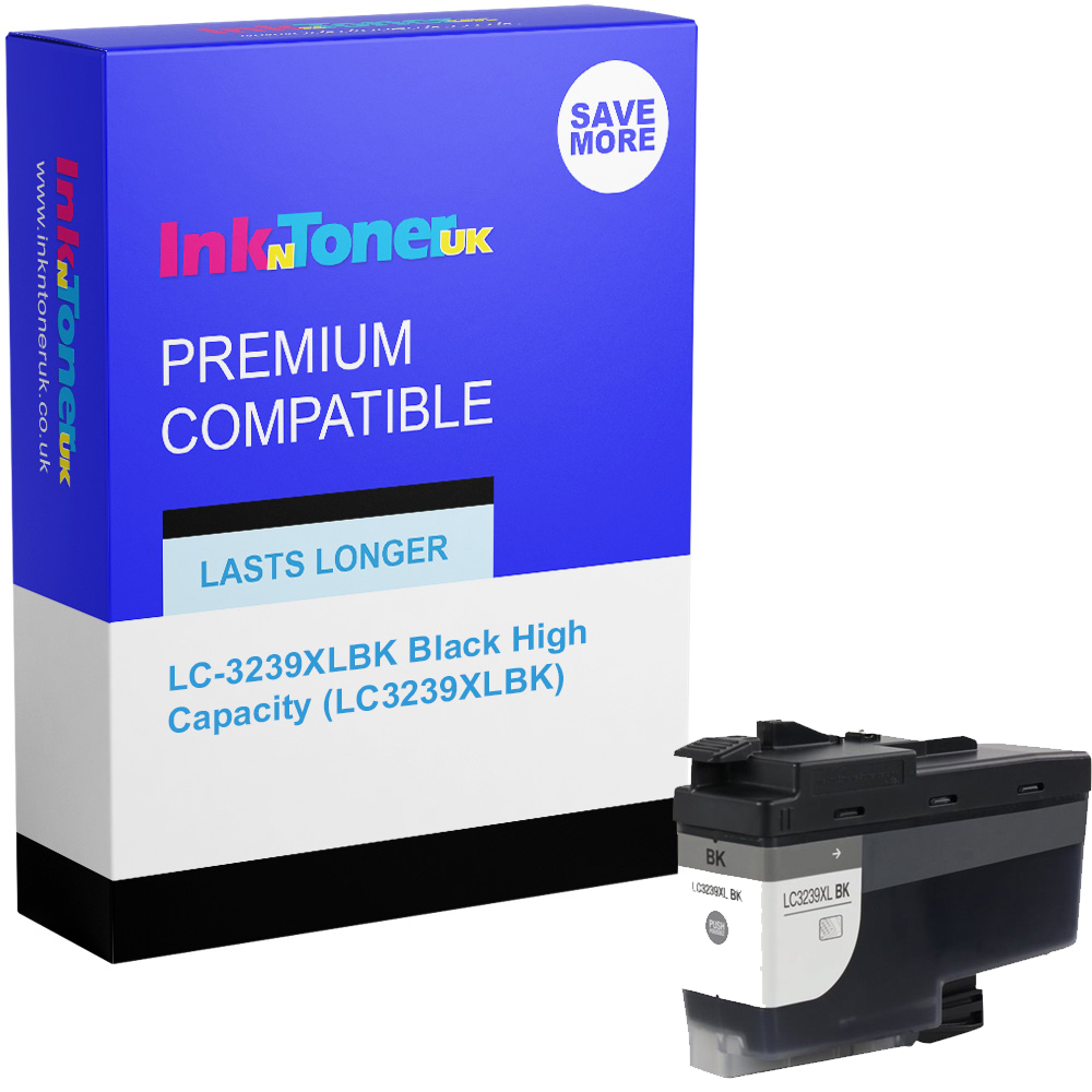 Premium Compatible Brother LC-3239XLBK Black High Capacity Ink Cartridge (LC3239XLBK)