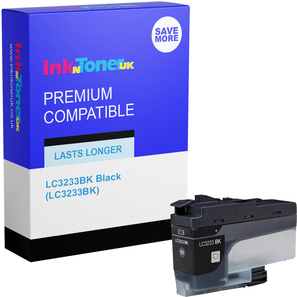 Premium Compatible Brother LC3233BK Black Ink Cartridge (LC3233BK)
