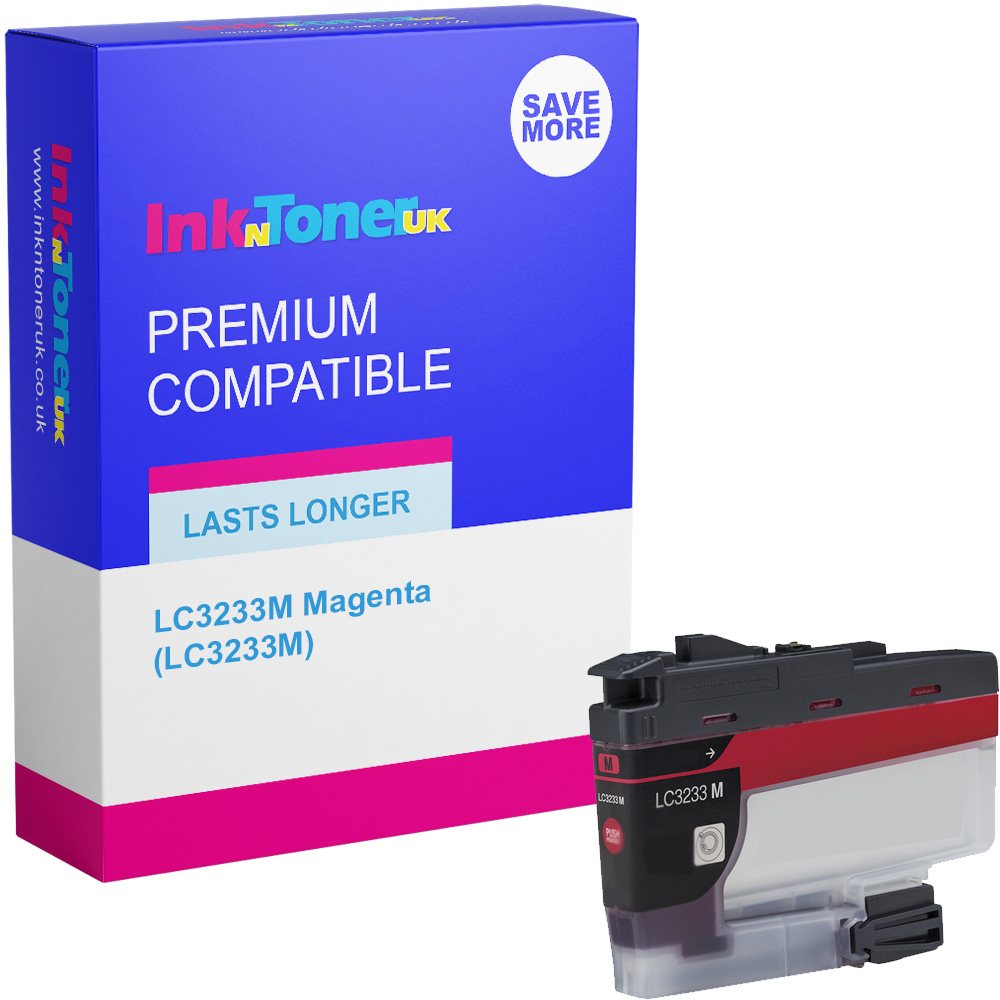 Premium Compatible Brother LC3233M Magenta Ink Cartridge (LC3233M)
