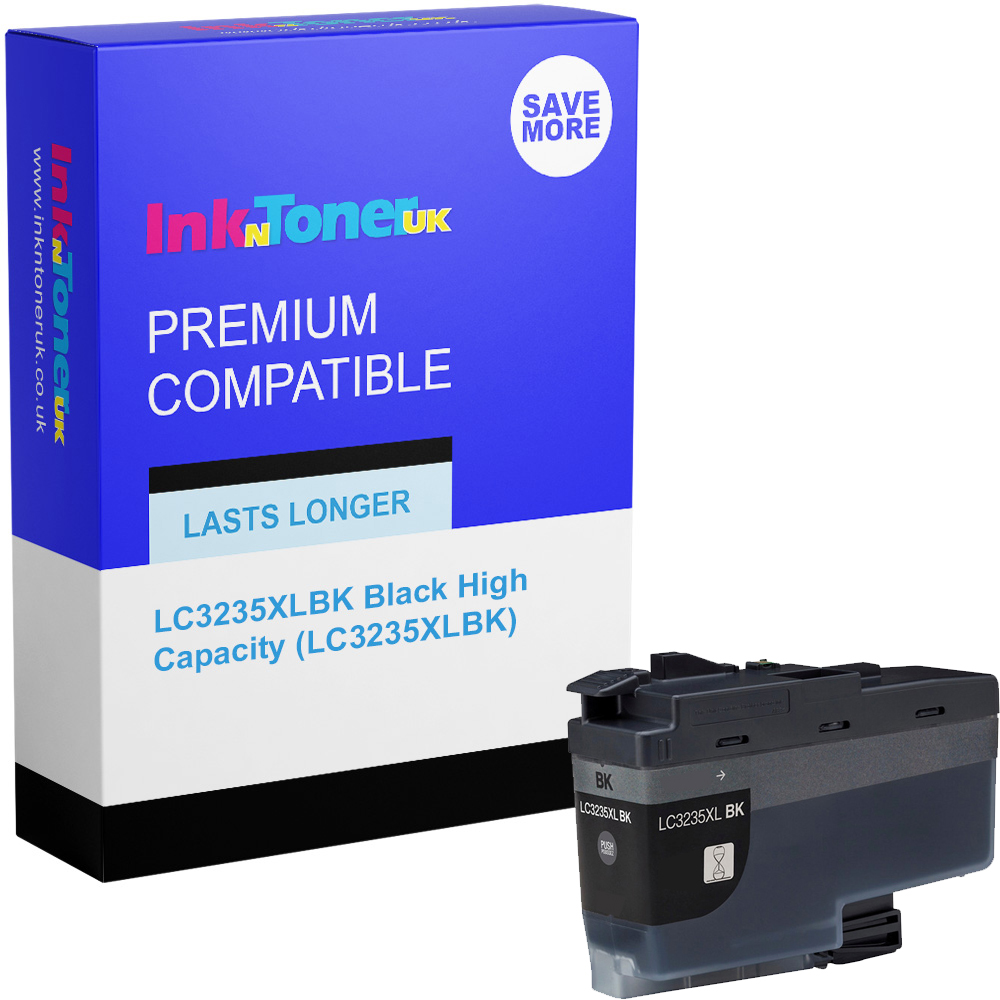 Premium Compatible Brother LC3235XLBK Black High Capacity Ink Cartridge (LC3235XLBK)