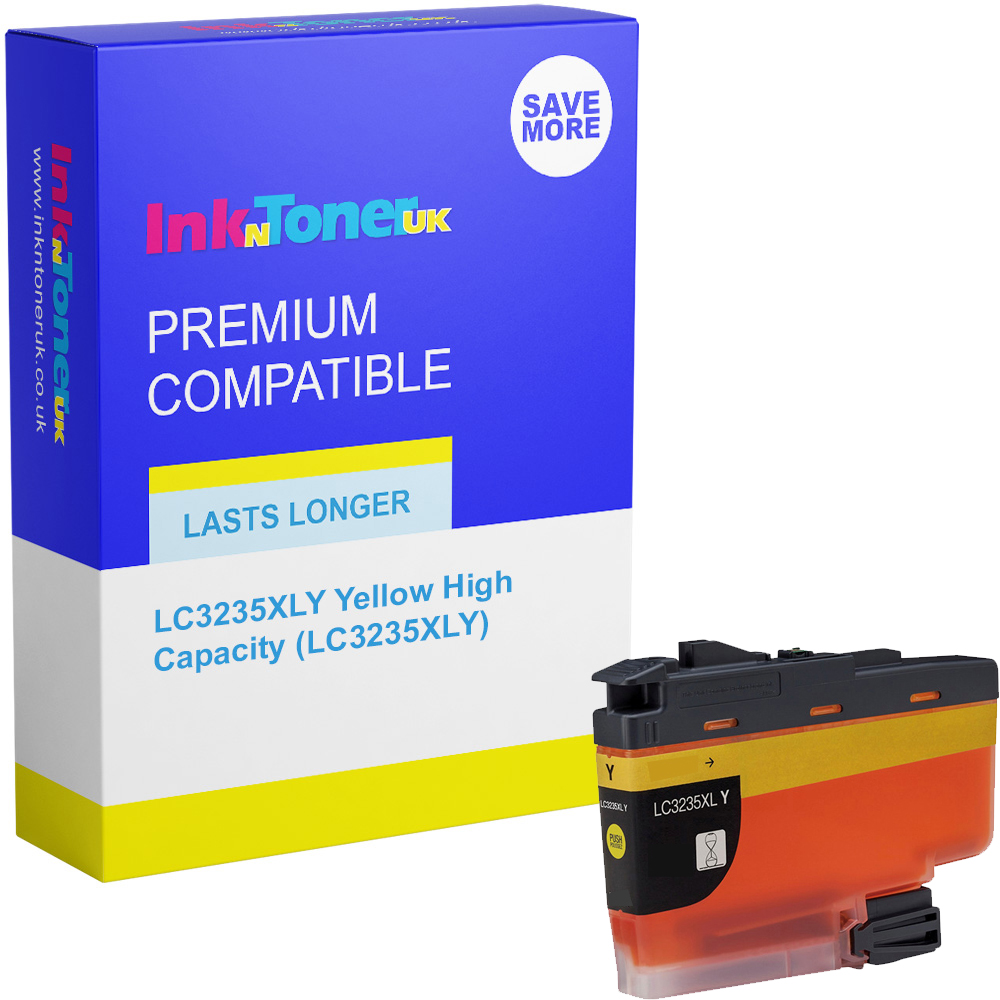 Premium Compatible Brother LC3235XLY Yellow High Capacity Ink Cartridge (LC3235XLY)