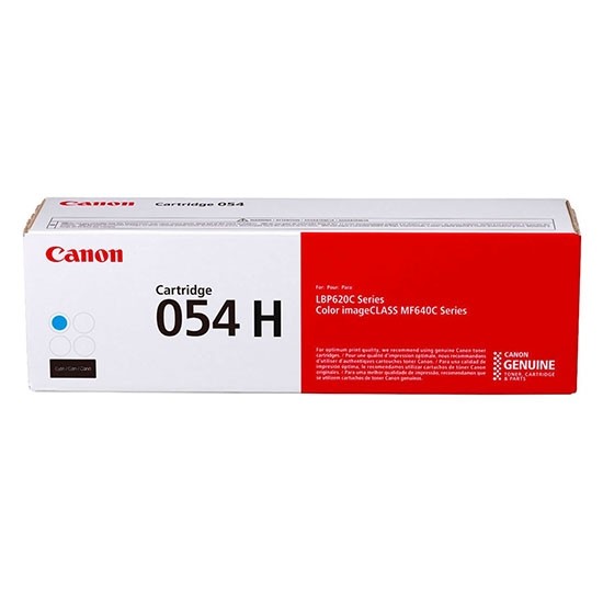 Original Canon 054H Cyan High Capacity Toner Cartridge (3027C002)