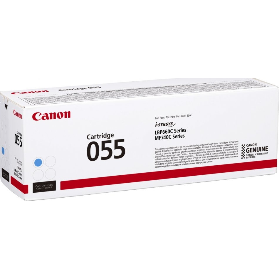 Original Canon 055 Cyan Toner Cartridge (3015C002)