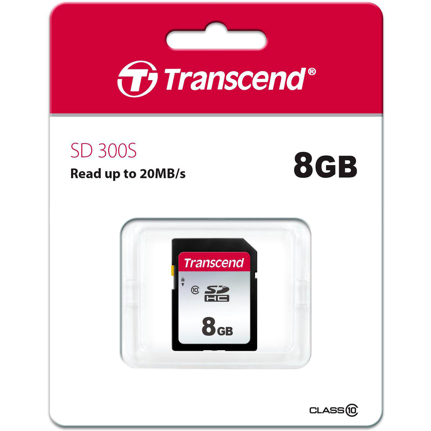 Original Transcend 8GB SDXC Memory Card (TS8GSDC300S)