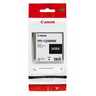 Original Canon PFI-120MBK Matte Black Ink Cartridge (2884C001AA)