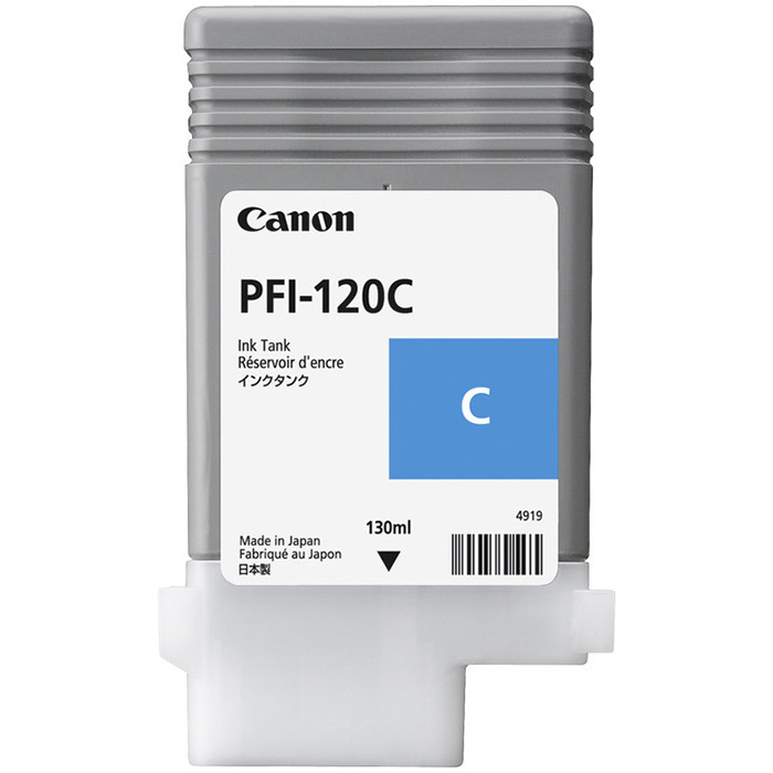 Original Canon PFI-120C Cyan Ink Cartridge (2886C001AA)