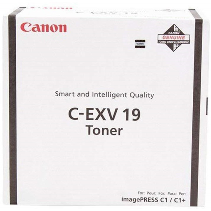 Original Canon C-EXV19 Black Toner Cartridge (0397B002)