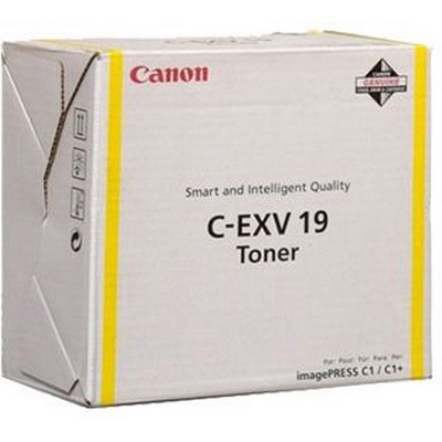 Original Canon C-EXV19 Yellow Toner Cartridge (0400B002)